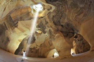 Tour in the cave Beit Guvrin, Israel